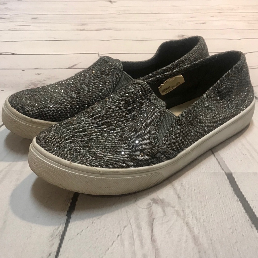 Used Charcoal Slip-ons